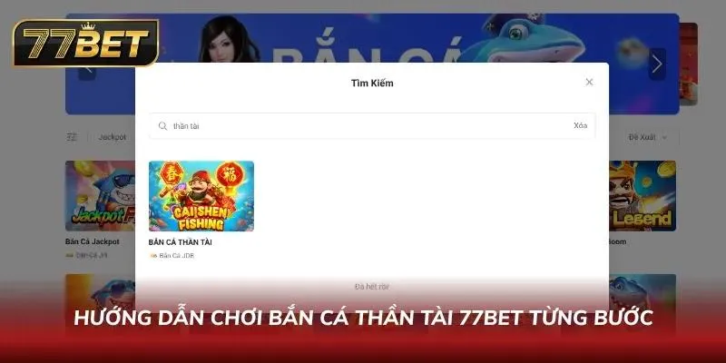 5 Bước chơi Bắn Cá Thần Tài 77BET nhanh gọn