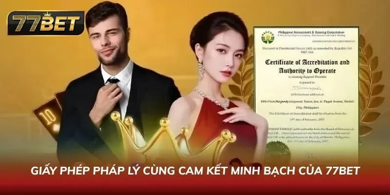 Giới Thiệu 77BET | Nhà Cái Casino Thể Thao Uy Tín Hàng Đầu Các tiêu chuẩn vận hành được hiển thị minh bạch và đầy đủ