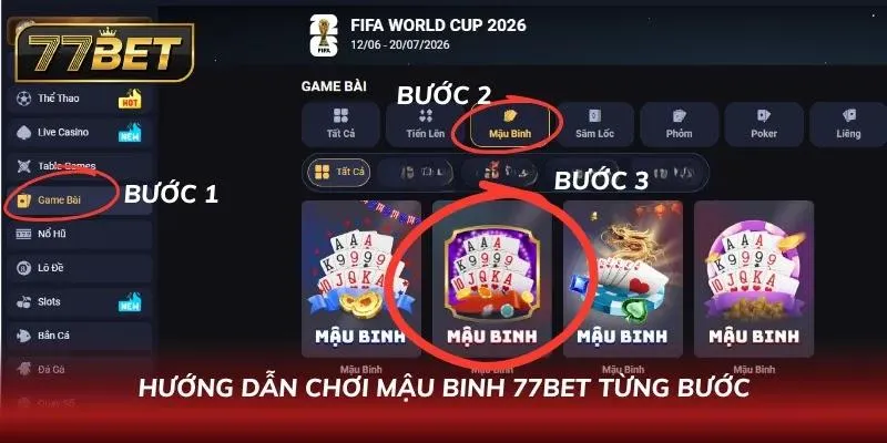 Hướng dẫn tham gia chơi Mậu Binh tại nhà cái từng bước cực kỳ đơn giản cho tân thủ