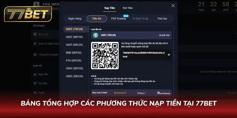 Nhiều lựa chọn thanh toán giúp thao tác gửi vốn thuận tiện hơn
