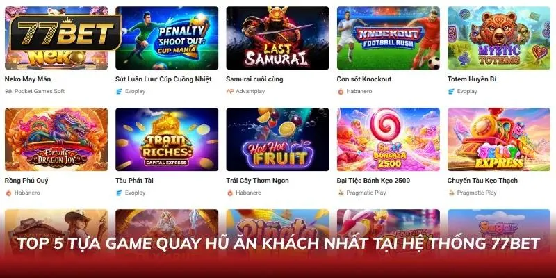 Top các tựa game ăn khách nhất tại sảnh cược