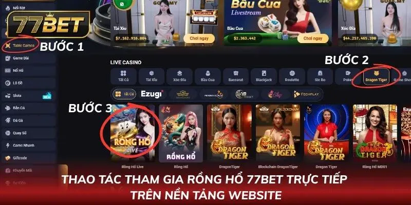 Tiến hành tham gia thông qua website chính thức