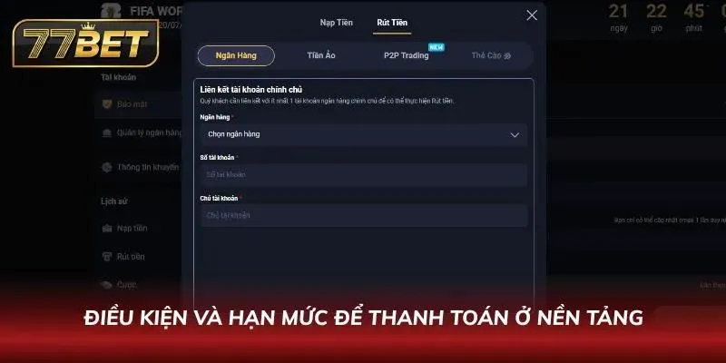 Quy định về điều kiện và hạn mức rút tiền từ a đến z