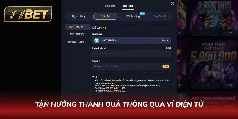 Liên kết ví điện tử chỉ với một lần quét mã