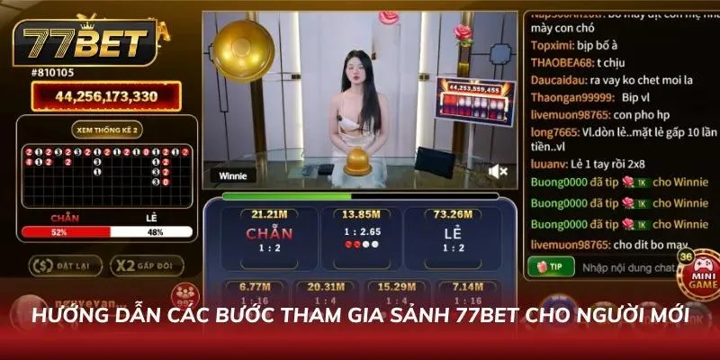Hướng dẫn các quy trình để tham gia sảnh cược